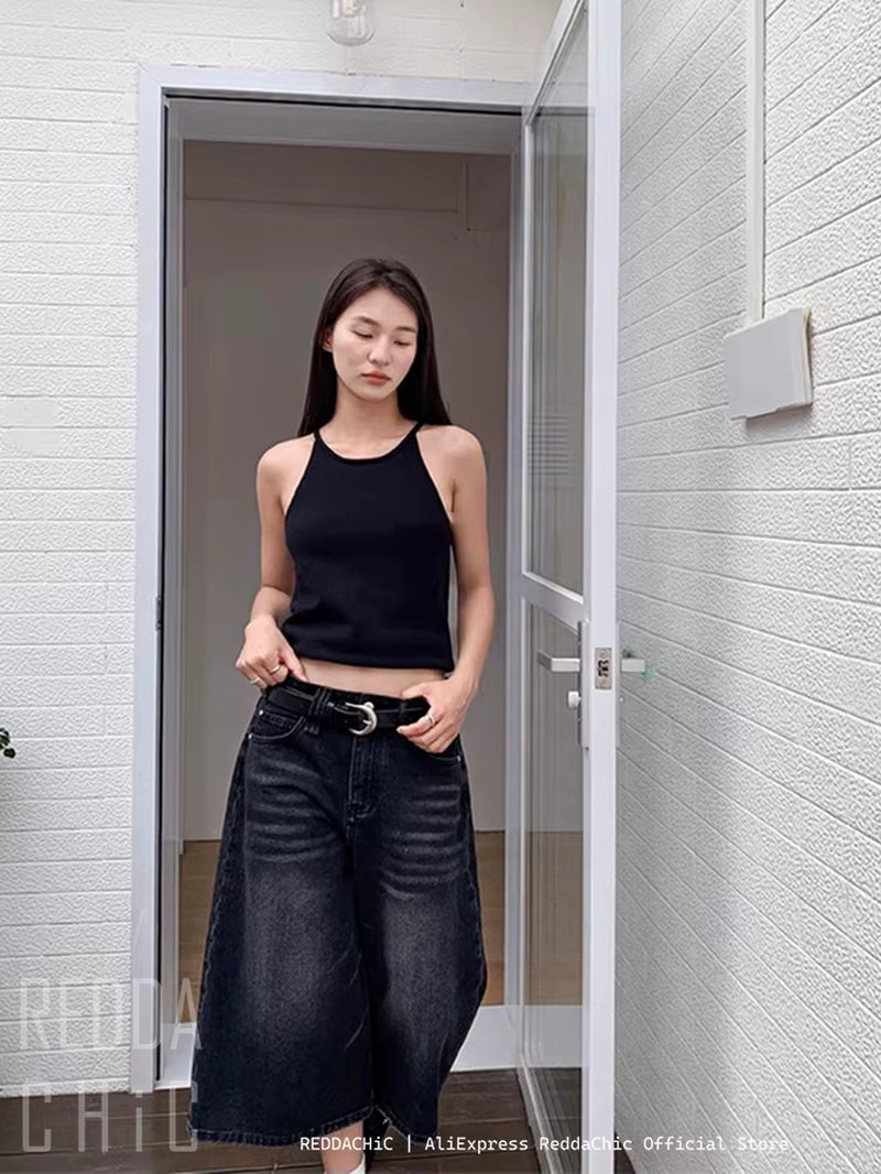 Reddachic Retro Y2K Baggy Jorts