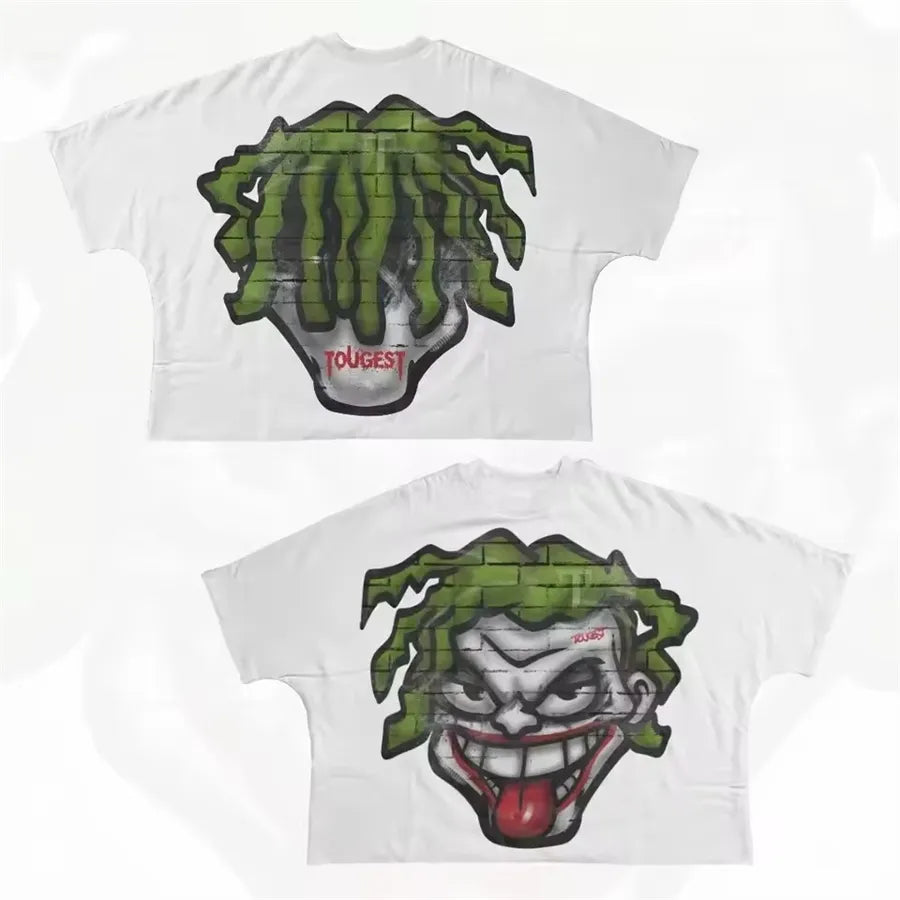 Designer Men'S T Shirts Y2K Shirt Harajuku Oversized High Quality Vintage Graphic Shirt Streetwear Top Goth Women Clothes Size S-3XL