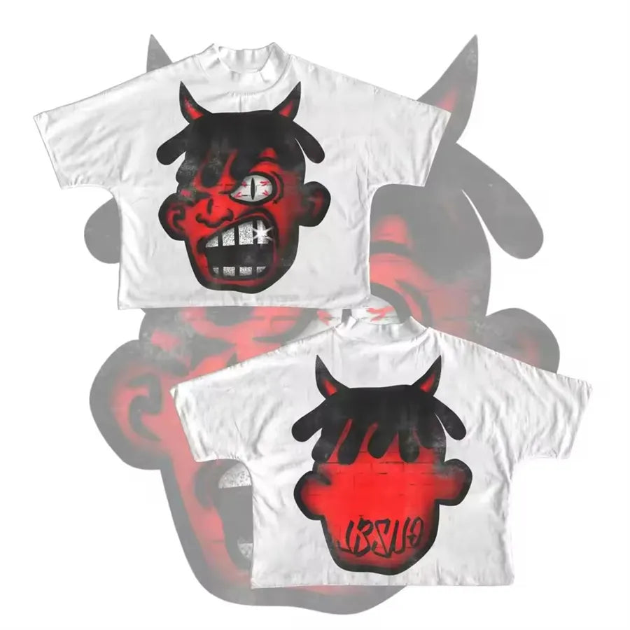 Designer Men'S T Shirts Y2K Shirt Harajuku Oversized High Quality Vintage Graphic Shirt Streetwear Top Goth Women Clothes Size S-3XL