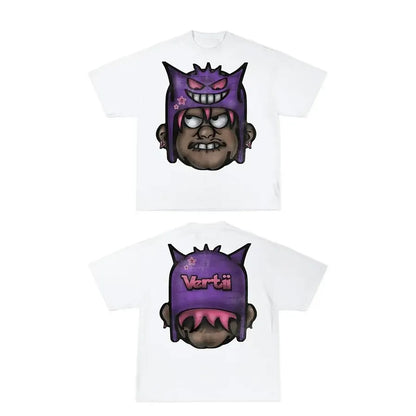 Designer Men'S T Shirts Y2K Shirt Harajuku Oversized High Quality Vintage Graphic Shirt Streetwear Top Goth Women Clothes Size S-3XL