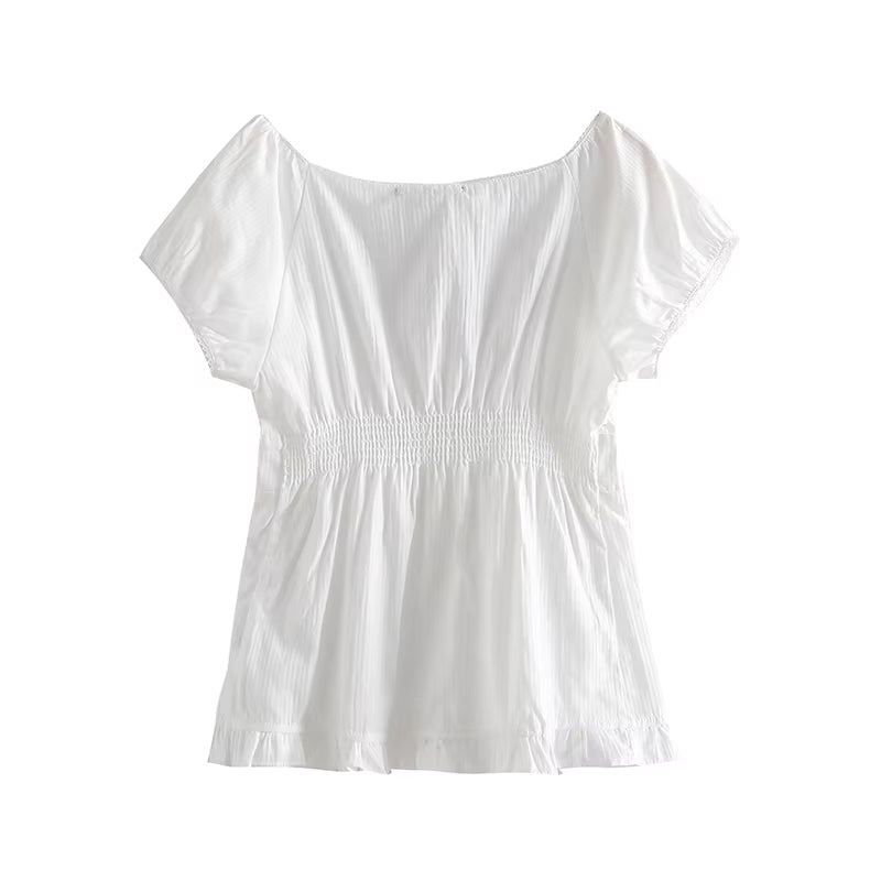 Slim Girls Sweet Tshirts 2022 Summer Fashion Ladies Stylish Soft Cotton Short Tees Vintage Women Cute Tops Chic