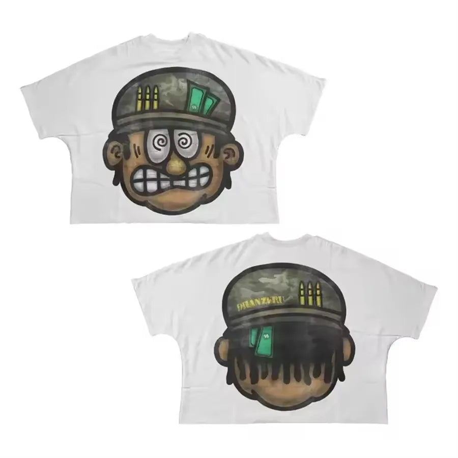 Designer Men'S T Shirts Y2K Shirt Harajuku Oversized High Quality Vintage Graphic Shirt Streetwear Top Goth Women Clothes Size S-3XL