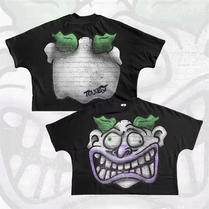 Designer Men'S T Shirts Y2K Shirt Harajuku Oversized High Quality Vintage Graphic Shirt Streetwear Top Goth Women Clothes Size S-3XL