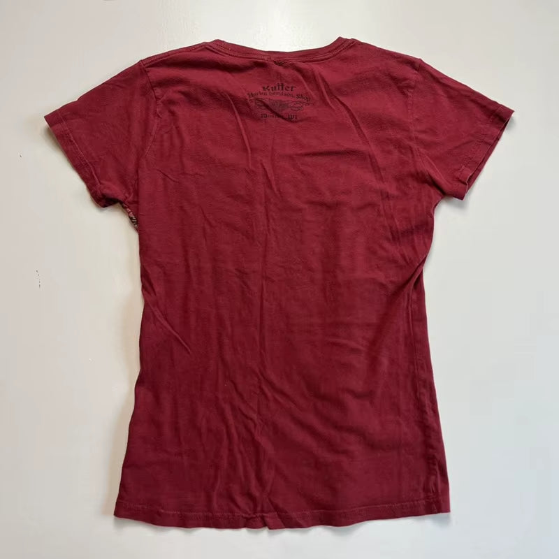 Women 90S Vintage Grunge Crop Tops Y2K Grunge Letter Print T-Shirt Retro Graphic Short Sleeve Tee Punk Hip Hop Cyber Streetwear