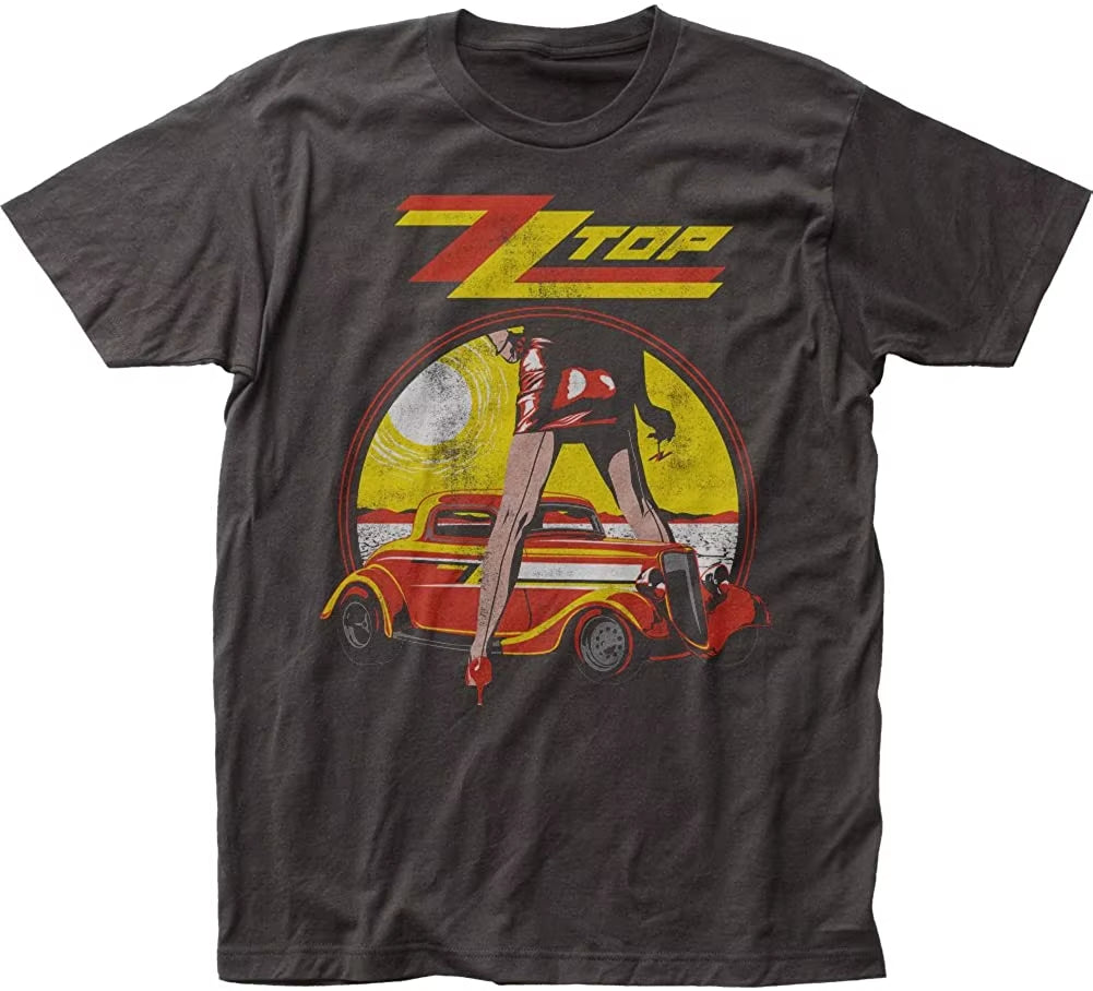Crazy Streetwear Men'S Zz Top Vintaged Legs Rock T-Shirt Hip Hop Cotton Tshirts Male Clothes