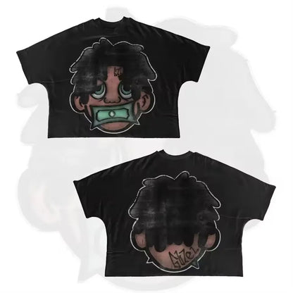 Designer Men'S T Shirts Y2K Shirt Harajuku Oversized High Quality Vintage Graphic Shirt Streetwear Top Goth Women Clothes Size S-3XL