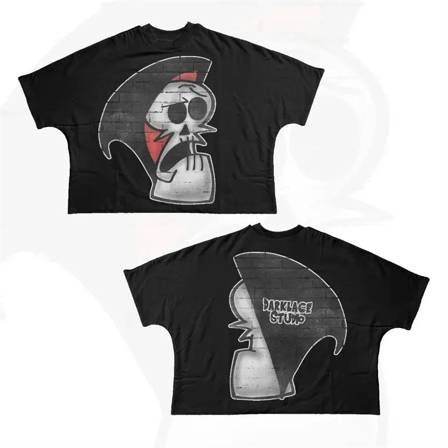 Designer Men'S T Shirts Y2K Shirt Harajuku Oversized High Quality Vintage Graphic Shirt Streetwear Top Goth Women Clothes Size S-3XL