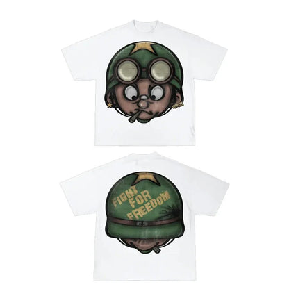 Designer Men'S T Shirts Y2K Shirt Harajuku Oversized High Quality Vintage Graphic Shirt Streetwear Top Goth Women Clothes Size S-3XL