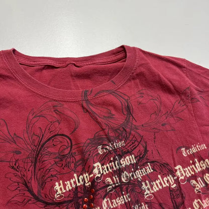 Women 90S Vintage Grunge Crop Tops Y2K Grunge Letter Print T-Shirt Retro Graphic Short Sleeve Tee Punk Hip Hop Cyber Streetwear