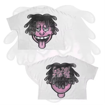 Designer Men'S T Shirts Y2K Shirt Harajuku Oversized High Quality Vintage Graphic Shirt Streetwear Top Goth Women Clothes Size S-3XL