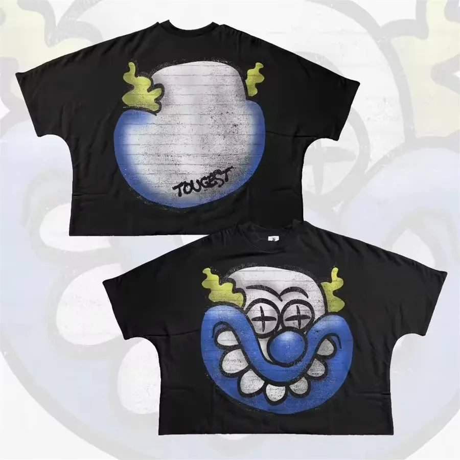 Designer Men'S T Shirts Y2K Shirt Harajuku Oversized High Quality Vintage Graphic Shirt Streetwear Top Goth Women Clothes Size S-3XL