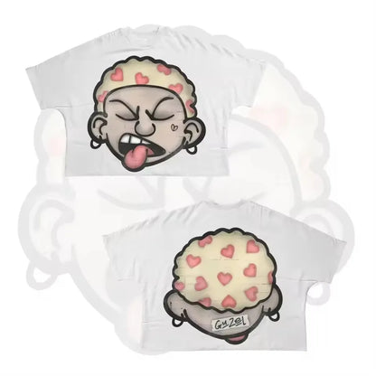 Designer Men'S T Shirts Y2K Shirt Harajuku Oversized High Quality Vintage Graphic Shirt Streetwear Top Goth Women Clothes Size S-3XL