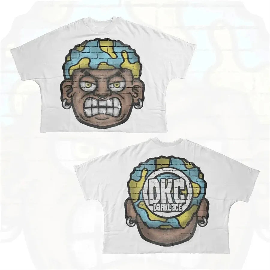 Designer Men'S T Shirts Y2K Shirt Harajuku Oversized High Quality Vintage Graphic Shirt Streetwear Top Goth Women Clothes Size S-3XL