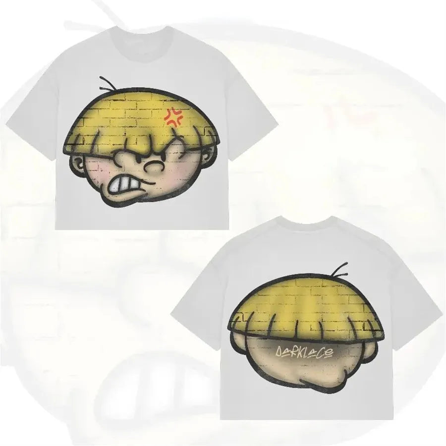 Designer Men'S T Shirts Y2K Shirt Harajuku Oversized High Quality Vintage Graphic Shirt Streetwear Top Goth Women Clothes Size S-3XL