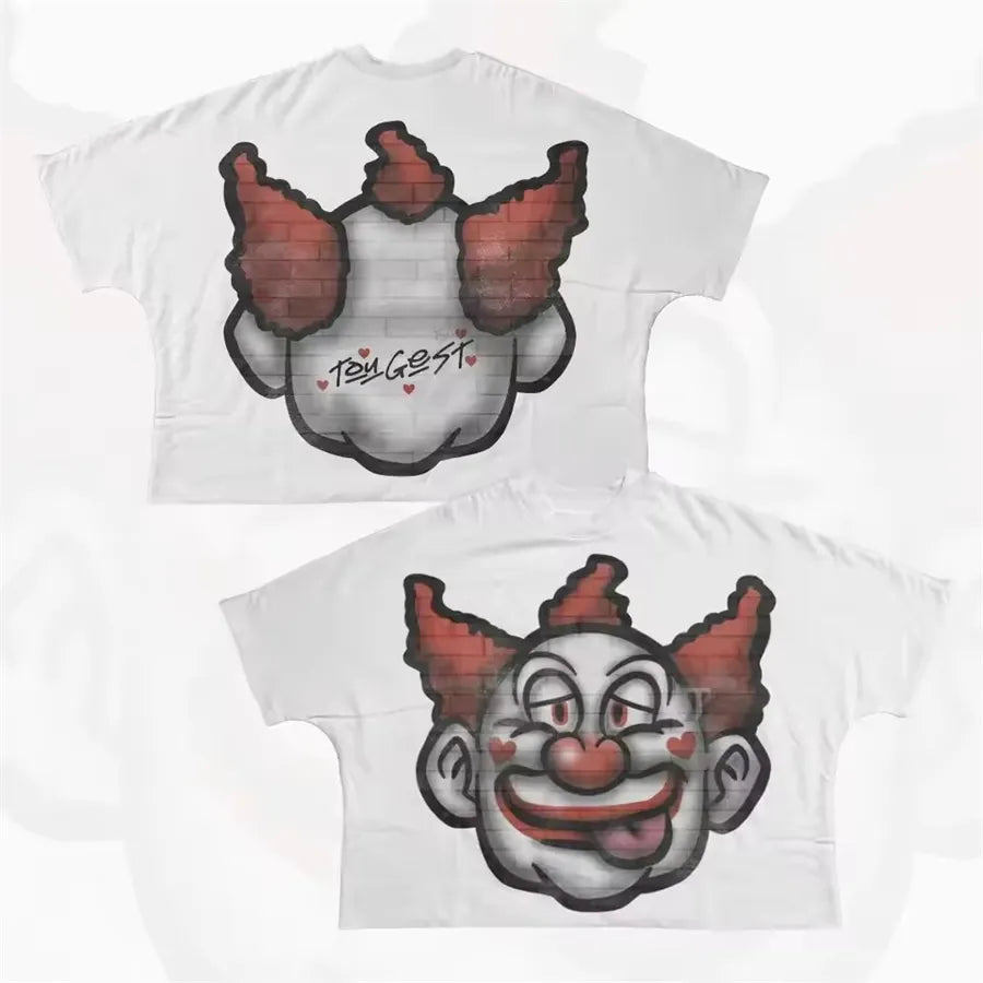 Designer Men'S T Shirts Y2K Shirt Harajuku Oversized High Quality Vintage Graphic Shirt Streetwear Top Goth Women Clothes Size S-3XL