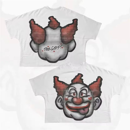 Designer Men'S T Shirts Y2K Shirt Harajuku Oversized High Quality Vintage Graphic Shirt Streetwear Top Goth Women Clothes Size S-3XL