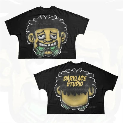 Designer Men'S T Shirts Y2K Shirt Harajuku Oversized High Quality Vintage Graphic Shirt Streetwear Top Goth Women Clothes Size S-3XL