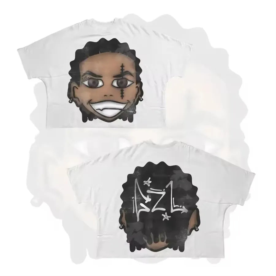 Designer Men'S T Shirts Y2K Shirt Harajuku Oversized High Quality Vintage Graphic Shirt Streetwear Top Goth Women Clothes Size S-3XL